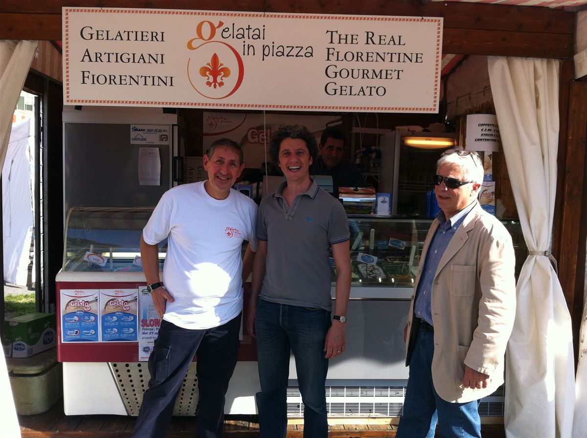 Gelatai in Piazza a Slowmarket